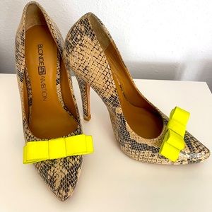 Blonde Ambition Heels